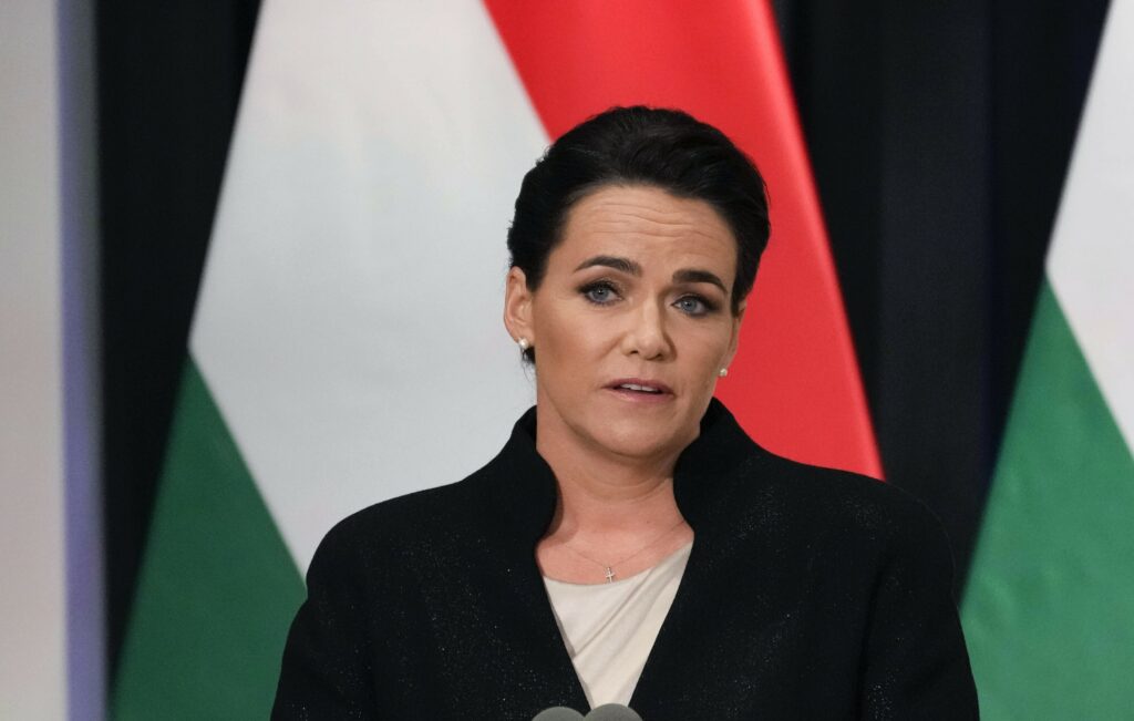 Hungarian President Katalin Novák